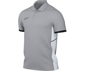 Nike Academy 25 Polo De Football À Manches Courtes Dri-Fit pour Hommes, Wolf Grey/Black/White/Black, FZ9759-012, XS