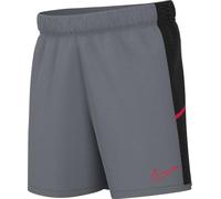 Nike Academy Dri-Fit HJ3718-066 Short de Football pour Enfants Plus âgés, Gris Froid/Noir/Crimson Brillant, Taille S
