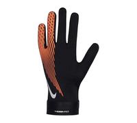 Gants de foot Therma-FIT Nike Academy pour ado Noir/Hyper Crimson/Metallic Silver M