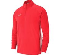 Nike Academy19 Drill Top Maillot Homme, Bright Crimson/White/White, FR : M (Taille Fabricant : M)