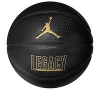 Nike Ballon de basket unisexe Jordan Legacy 2.0 8P Dégonflé Noir/Noir/Noir/Or métallique Taille 7