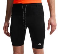 Nike ACG - Cuissard mi-long et respirant - M Nike ACG Dri-Fit ADV Lavaloops Short Tight Black Summit White pour Homme - Taille M - Noir Noir M