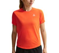 Nike - Women's ACG Trail Dri-Fit S/S Top - T-shirt de running - S - safety orange