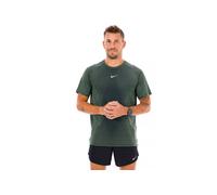 Nike T-shirt de running AF Stride S/S Noir/Voltage Green/Reflective Silver M