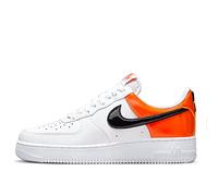 Nike - Air Force 1 07 Ess W - DJ9942103 - Couleur: Blanc-Orange - Pointure: 40.5 EU