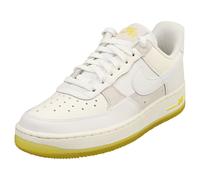 Nike Air Force 1 07 Low - Baskets De Cuir Femme Blanc Jaune - 40 1/2