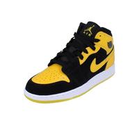 Nike Air Force 1 Chaussures de sport pour garçon, Noir/Jaune, Noir, jaune, blanc., 38 EU