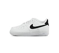 Nike Air Force 1 (GS), Baskets Basses Unisexe-Adulte, Blanc White Black White, 38.5 EU