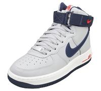 Nike Air Force 1 High Chaussures Homme, Gris loup/bleu marine, 40 EU
