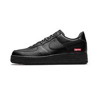 Nike Air Force 1 Low Supreme Mini Box Logo - Baskets pour homme, noir, 44.5 EU
