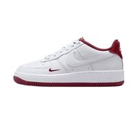 Nike Air Force 1 LV8 GS HF0952-100 Baskets Unisexe pour Enfant en Cuir véritable avec Amortissement Nike Air Blanc/Team Red/White