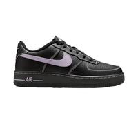Nike Air Force 1 LV8 HJ4563-001 Chaussures de basket-ball pour école primaire Noir/Violet, Noir/Hortensias, 4.5 Big Kid