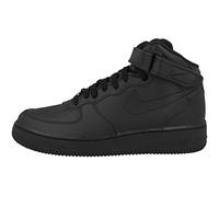 Nike Air Force 1 Mid (gs), Baskets Hautes homme, Noir (Black/black), 35.5 EU