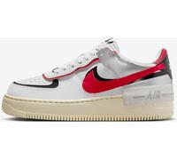Nike Air Force 1 Shadow "White Silver Gym Red" Argent/Rouge, Taille : 35,5