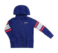 Nike Air Hoodie Full Zip Sweat à Capuche Enfant Blue Void/DK Grey Heather/Whit FR : XL (Taille Fabricant : XL)