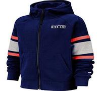 Nike Air Hoodie Full Zip Sweat à Capuche Enfant University Red/Blue Void/White FR : XL (Taille Fabricant : XL)