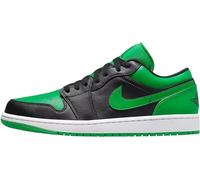 Nike - Air Jordan 1 Low - 553558065 - Couleur: Noir-Vert - Pointure: 42.5 EU