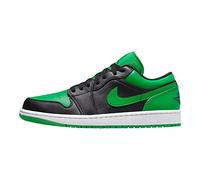 Nike - Air Jordan 1 Low - 553558065 - Couleur: Noir-Vert - Pointure: 43 EU