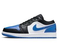 NIKE Air Jordan 1 Low Chaussures pour Homme, Blanc/Bleu Royal/Noir-Blanc, 45 EU, Blanc, Bleu Roi, Noir, Blanc, 47 EU