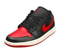 Nike Air Jordan 1 Low Femme Black Red Baskets Mode - 37.5 EU