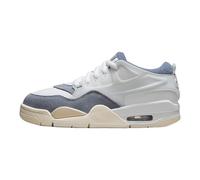 NIKE Air Jordan 1 Low GS Grade School Sneakers Sneakers Fashion Shoes, White Prism Pink Diffused Blue Ashen Slate Football Grey Coconut Milk, 37.5 EU