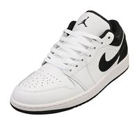 Nike Air Jordan 1 Low Homme Baskets Blanc Noir - 43