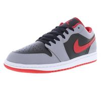Nike Air Jordan 1 Low Hommes Trainers 553558 Sneakers Chaussures (UK 11 US 12 EU 46, Black Fire Red Cement Grey 060)