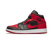 Nike Air Jordan 1 Mid Banned 554724 074 - Chaussures pour homme, Noir/rouge/blanc - Multicolore - Noir Gym Rouge Blanc, 42 EU
