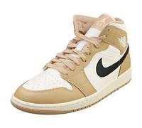 Nike AIR JORDAN 1 MID - Baskets Femme - Blanc Noir Sable - 44.5 EU