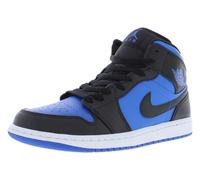 Nike Air Jordan 1 Mid Hommes Trainers DQ8426 Sneakers Chaussures (UK 9 US 10 EU 44, Black Royal Blue White 042)