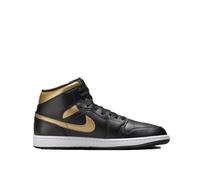 Nike Baskets Air Jordan 1 Mid Noir/Doré Homme Taille 44