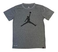 Nike Air Jordan Boys Jumpman Dri-Fit T-Shirt (Medium, Carbon Heather)