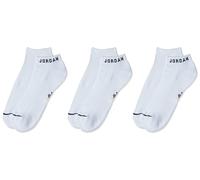 Nike Air Jordan Everyday No-Show Lot de 3 paires de chaussettes Blanc/noir pour homme 39-42, blanc/noir, 6-8