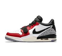 NIKE Air Jordan Legacy 312 Baskets de basket-ball tendance pour homme, Blanc/rouge/noir, 42 EU