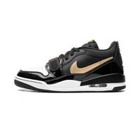 Nike Air Jordan Legacy 312 Baskets pour Homme, Noir Blanc Métallique Or, 45 EU