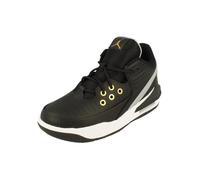 NIKE Air Jordan Max Aura 5 GS Trainers DZ4352 Sneakers Chaussures (UK 4.5 us 5Y EU 37.5, Black Metallic Gold White 017)