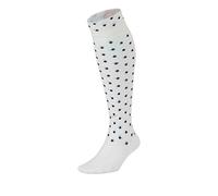 Nike Air Knee High - FFF Chaussettes Enfants Chaussettes Enfant White/Midnight Navy/Coral Star FR: S (Taille Fabricant: S)