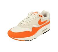 Nike Air Max 1 Femme Blanc/Orange - Baskets respirantes running multisport 38