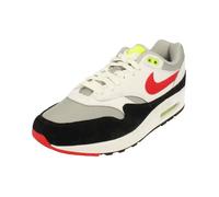 NIKE Sportswear - Sneakers AIR Max 1 NDDC AMM en synthétique, Blanc-Rouge-Gris-Orange (8.5)
