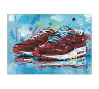 Nike Air Max 1 Patta x Parra Cherrywood Impression artistique sans cadre 70 x 50 cm