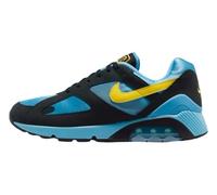 Nike Air Max 180 Baltic Blue Black, HQ4043 400, Bleu baltique, 44.5 EU