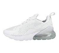 Nike Air Max 270 (GS), Chaussures d'Athlétisme garçon, Blanc (White/White/Metallic Silver 000), 38 EU