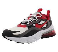 Nike Air Max 270 React (GS) Chaussures de Course, Multicolore Iron Grey Univ Red Black White, 38 EU