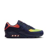 Nike Air Max 90 "Gradient" - Taille: 41 Lemon Venom / Blackened Blue - Hyper Crimson - Laser Orange