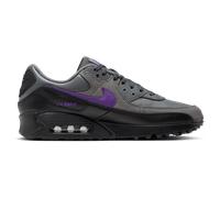 Nike Sportswear Baskets basses 'Air Max 90' gris foncé / violet / noir, Taille 43