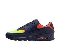 Nike Air Max 90 "Gradient" - Taille: 41 Lemon Venom / Blackened Blue - Hyper Crimson - Laser Orange