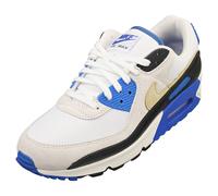 Nike Air Max 90 - White/Racer Blue/Black/Khaki, White/Racer Blue/Black/Khaki 42.5