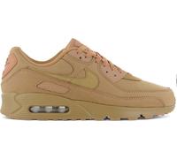 Nike Air Max 90 Premium - Hommes Sneakers Chaussures Cuir Marron FZ5102-299 , EU 46 US 12