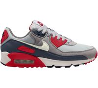 Nike Air Max 90 Trainers Mens Gris/Rouge 12 (47.5) Male