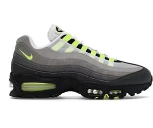 Nike Air Max 95 OG Big Bubble Neon (2025), Noir/jaune fluo/gris froid, 12
